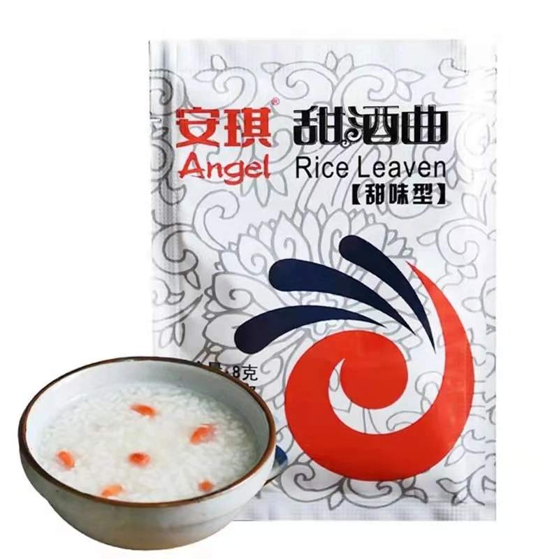 

Alcohol Active Dry Yeast Sweet Glutinous Rice Wine Bouquet Wine 1 bag =8g for 2 kg Rice Koji Moonshine Powder