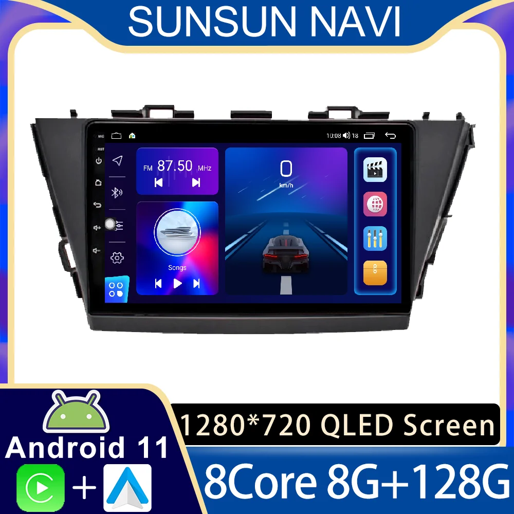 

Android 11 For Toyota Prius XW30 2009 - 2015 LHD Car Radio Stereo Multimedia Video Player Navigation GPS Wireless Carplay DSP