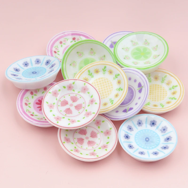 

Кавайная имитация ретро цветочная тарелка из резины