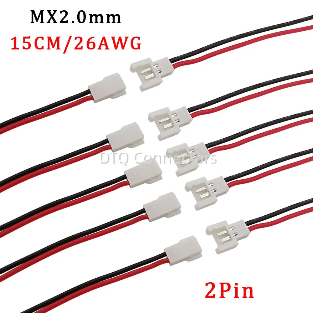 MX2.0 2-контактный 15 см микропроводной разъем с шагом 2 0 мм MX 2P штекер гнездо для