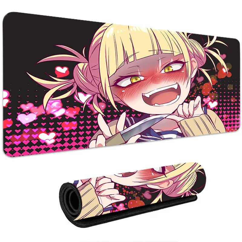 

Himiko Toga Gaming Mousepad Gamer Deskmat Kawaii Mouse Pad Cartoon Keyboard Mat Desk Protector Pc Accessories Anime Mouse Pads