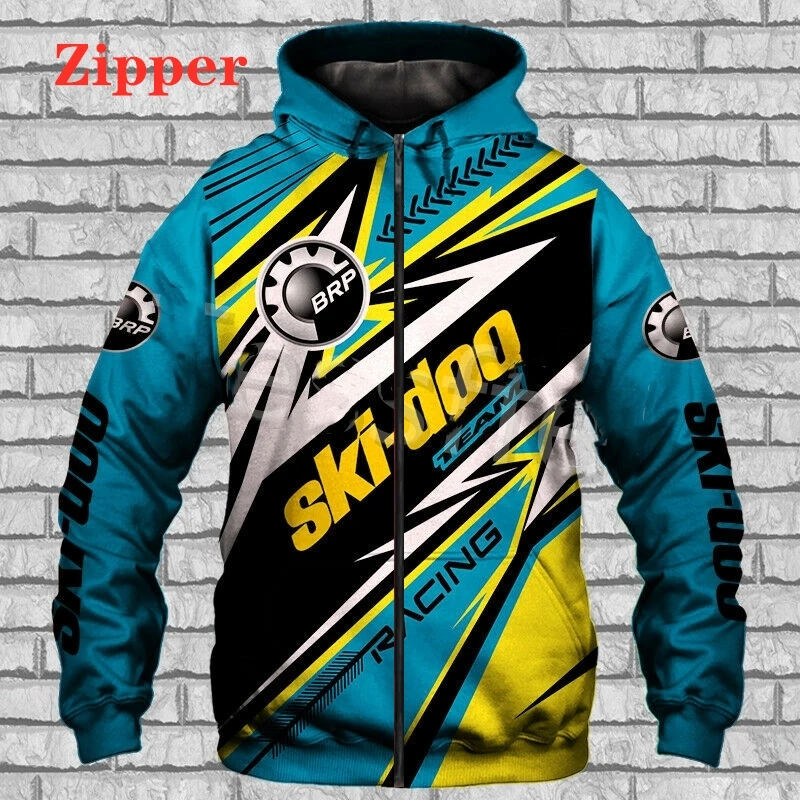 

Unisex BRP Can-am Team Hoodie Motor Racing Hoodie 3D Print Sweatshirt Men Sportswear Men Zipper Hoodie Biker Jacket