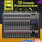 CT-120S 12 каналов профессиональный студийный аудио микшер bluetooth USB DJ звуковая микшерная консоль фантомное питание монитор усилитель 220 В