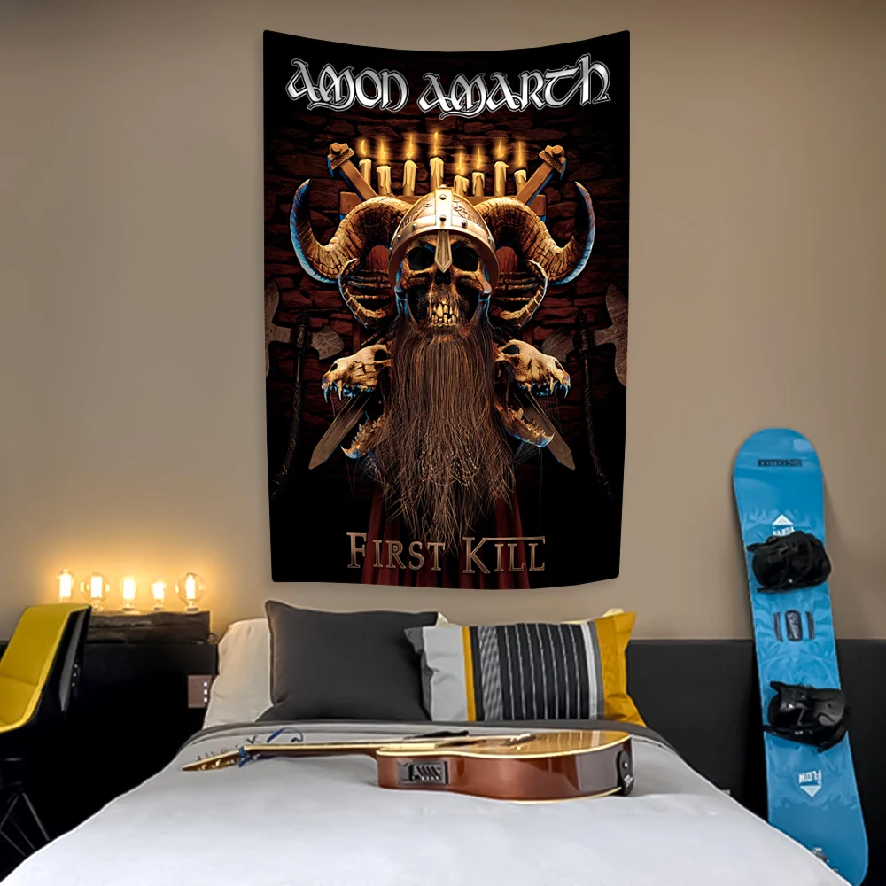 

Гобелен Amon Amarths Rock Music Print