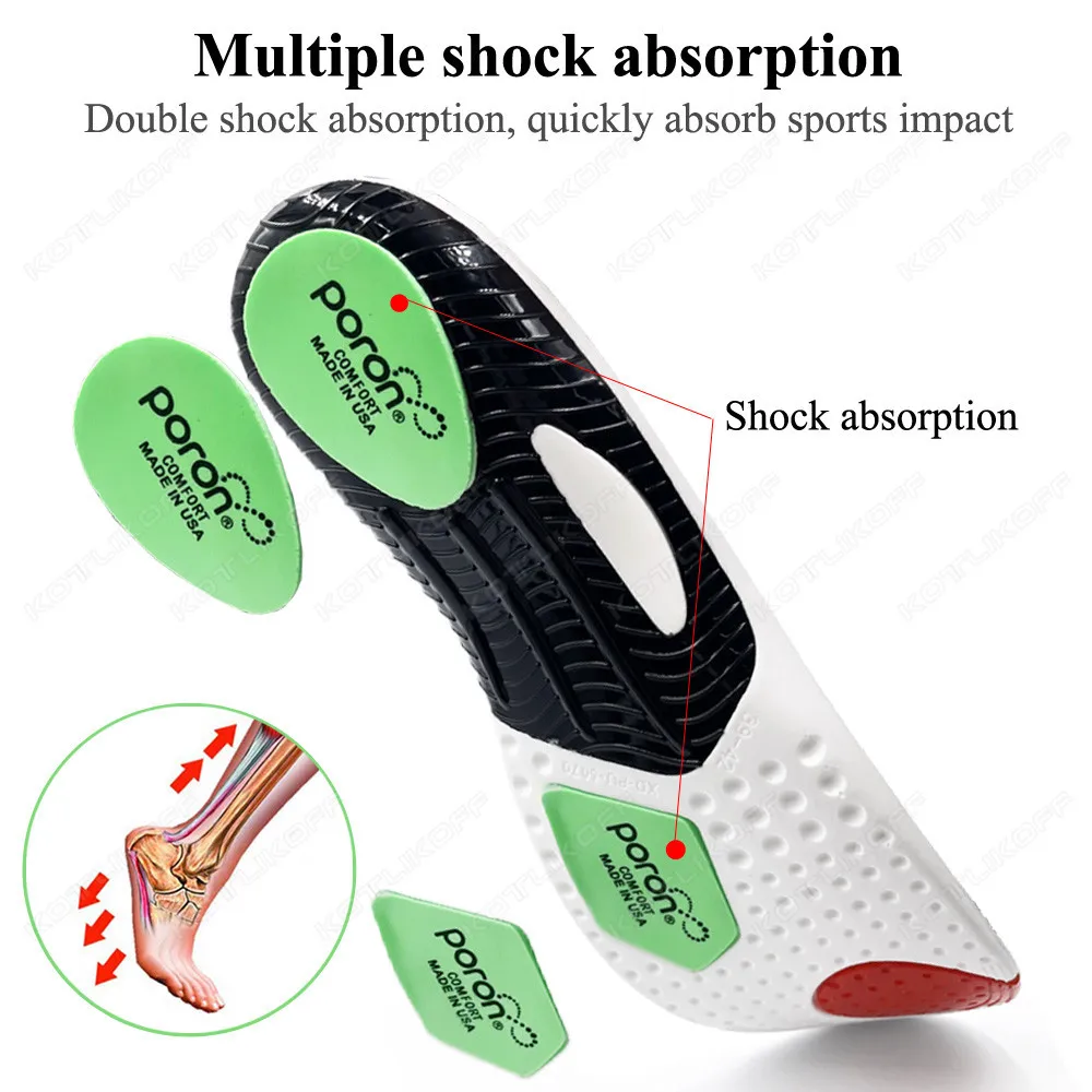 Orthotic Arch Support Insoles Transverse Flat Foot Arch Support Correction Insole Elasticity Sports Shock Absorption Pad Durable