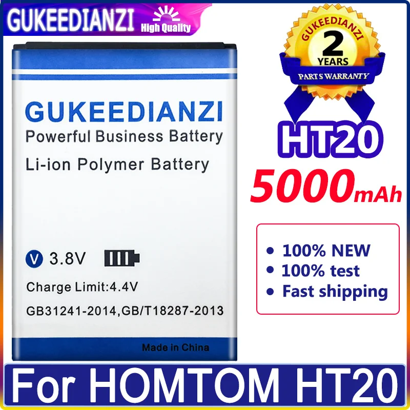 

GUKEEDIANZI Battery 5000mAh for HOMTOM HT20 HOMTOM HT20 Pro Batteries