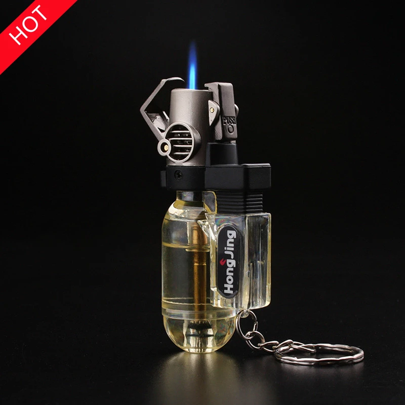 

Unusual Windproof Gas Metal Lighter Portable Turbo Lighter Simple Durable Men's Outdoor Tools Cigarette Lighter
