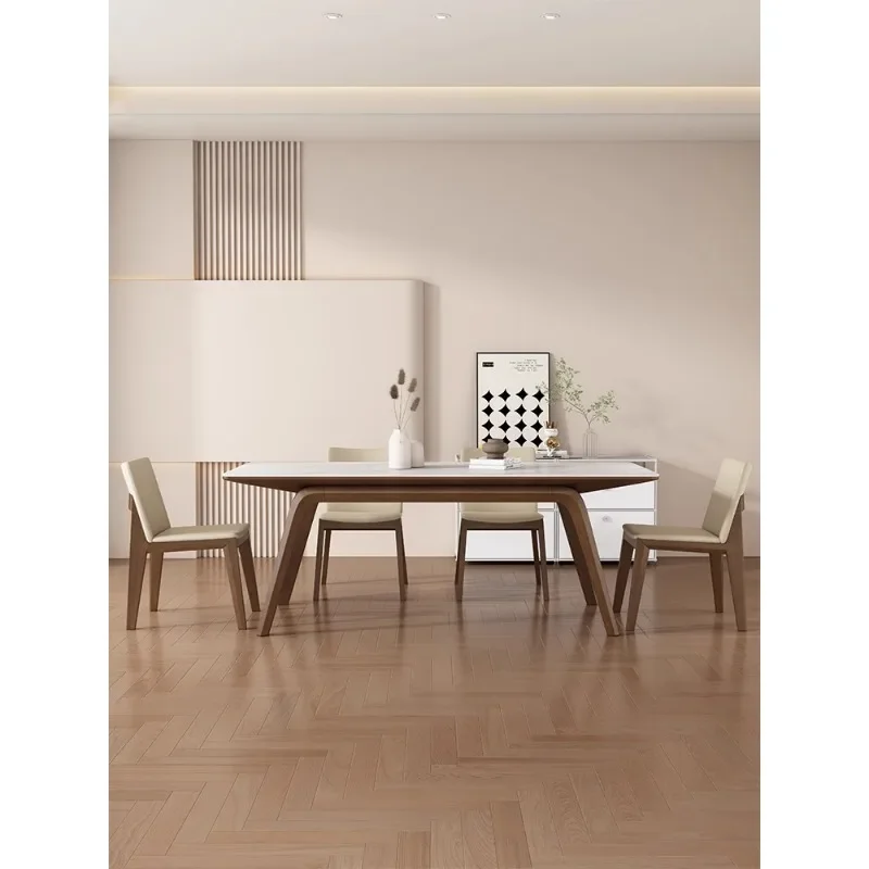 Обеденный стол из массива дерева Slate современный простой импортный ясень