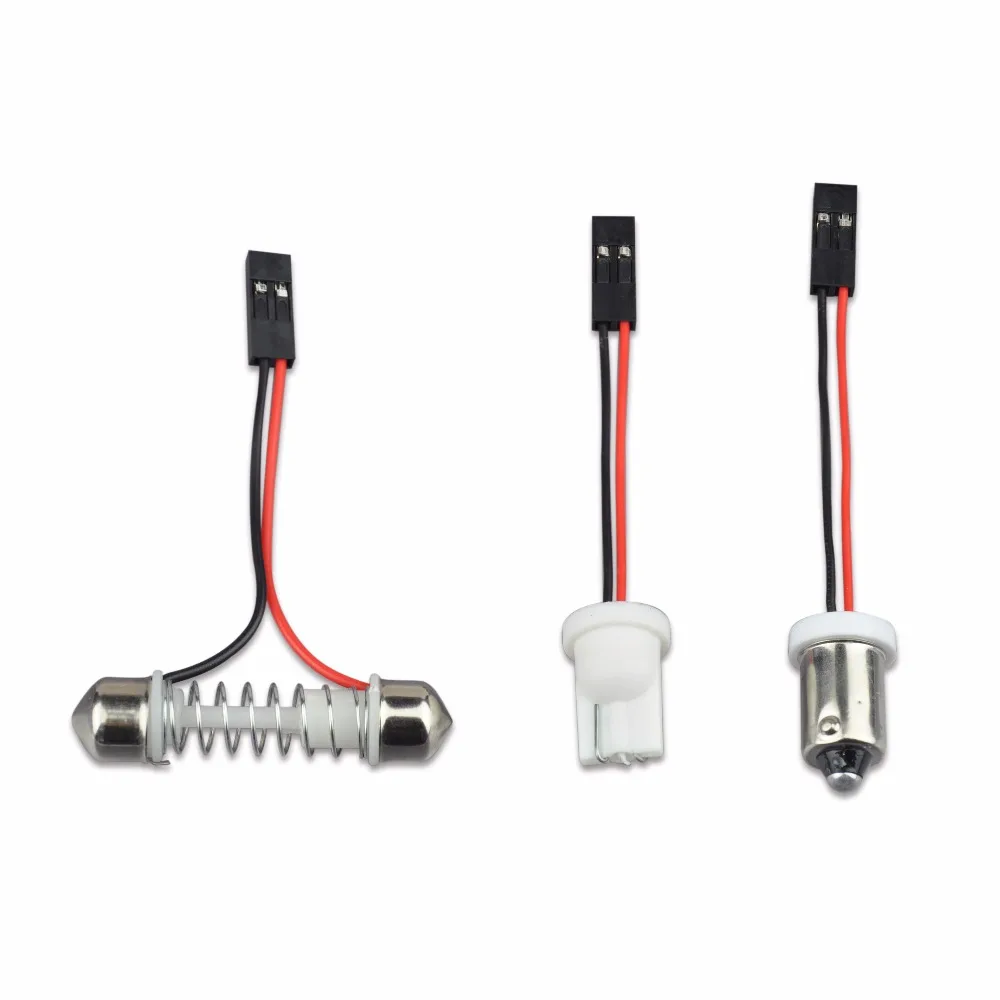 Jiachi 10 шт. T10 Festoon BA9S LED 18/24 SMD чип-адаптер белый 12 В светодиодный светильник для