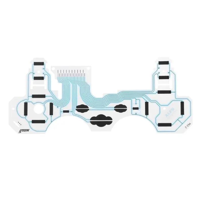 

Replacement Buttons Ribbon Circuit Board for Ps3 Vibration Controller SA1Q194A