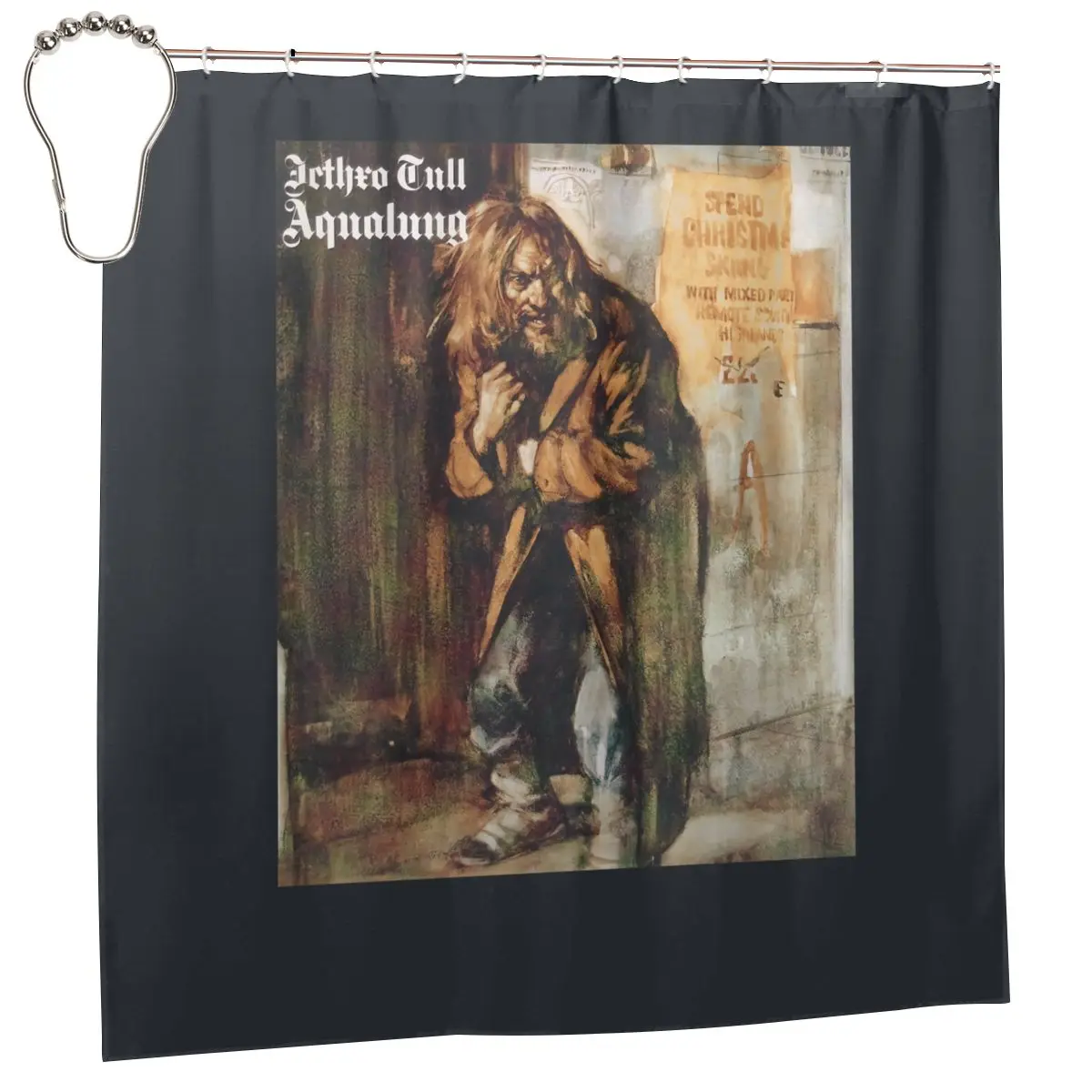 Jethro Tull Aqualung Рок н-ролл музыкальная лента душевая занавеска для ванной роскошный