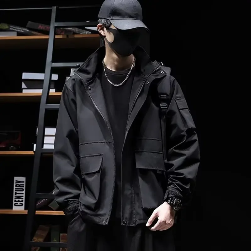 Мужская водонепроницаемая ветрозащитная флисовая куртка однослойный