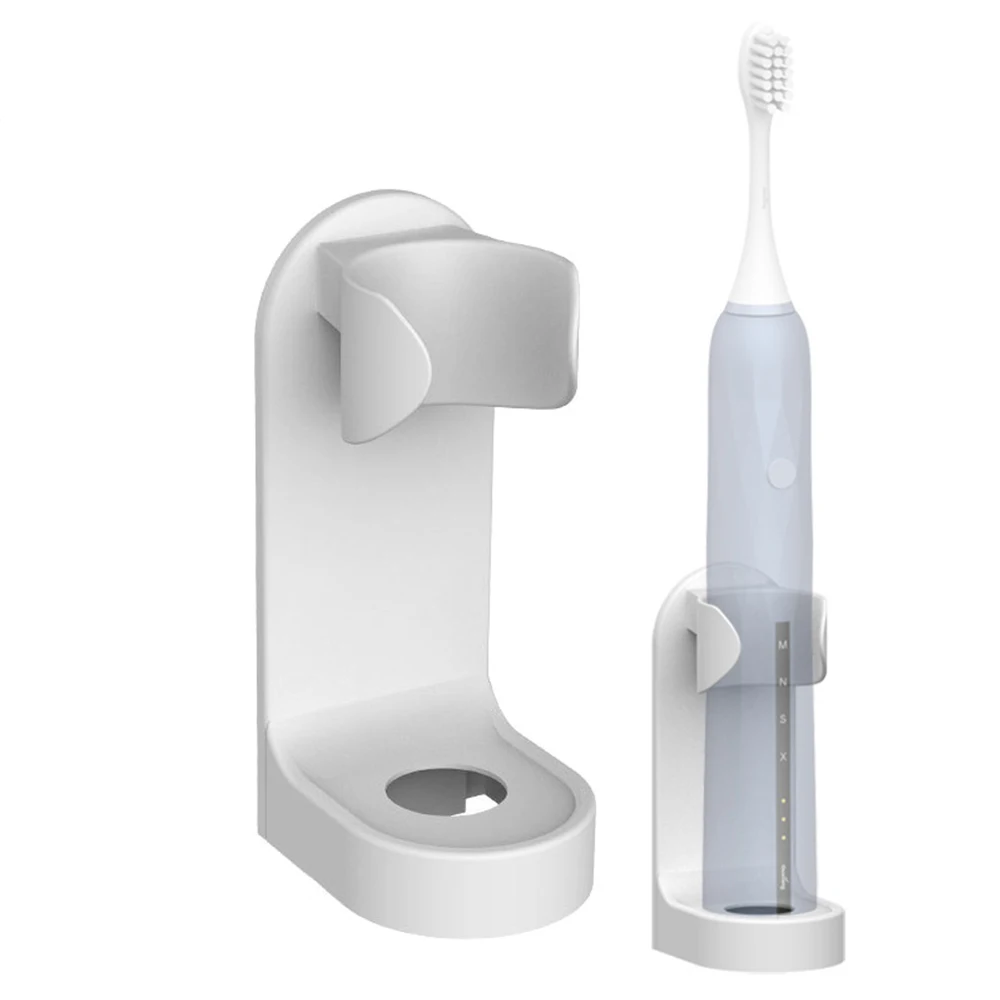 

1Pc Creative Traceless Stand Rack Toothbrush Organizer Electric Toothbrush Wall-Mounted Holder Space Saving Bathroom Accessories