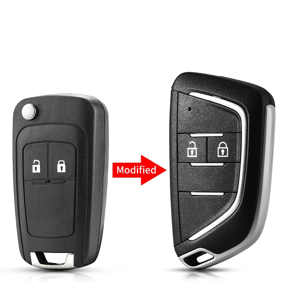 

Модифицированный чехол KEYYOU для автомобильных ключей для Chevrolet Cruze, Epica, Lova, Camaro, Opel, Vauxhall, Insignia, Astra, Mokka