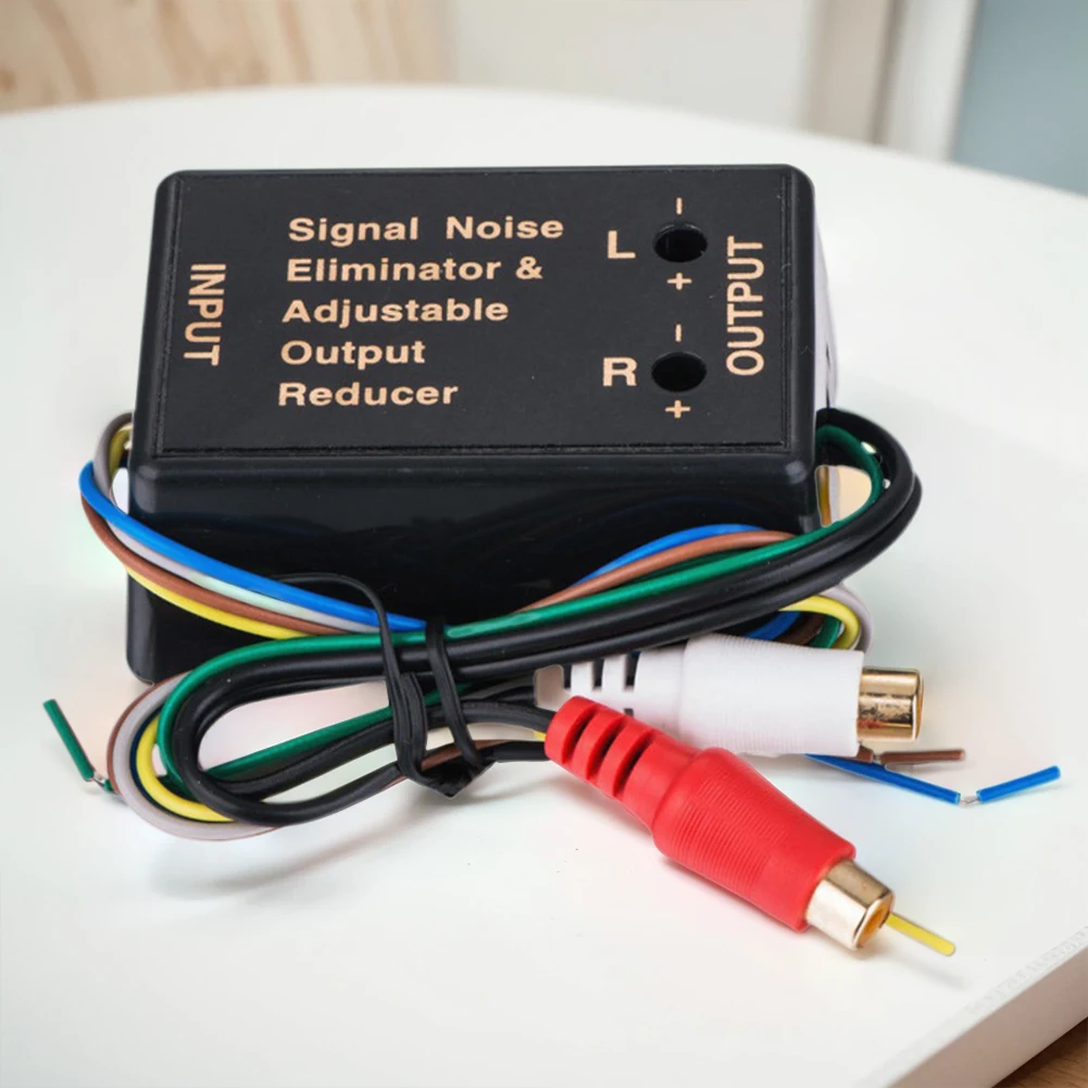 Адаптер конвертера низкого уровня 2-полосный автомобильный радиокабель 12-24 В