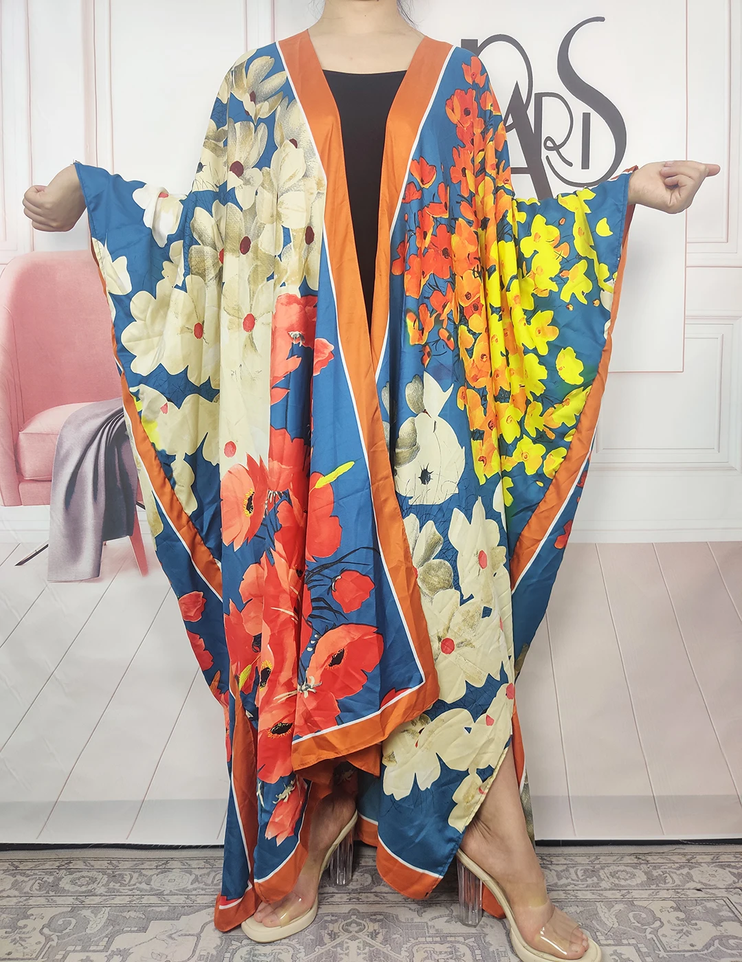 Платье женское пляжное в стиле бохо, свободного кроя, в африканском стиле Платье женское пляжное в стиле бохо, свободного кроя, в африканском стиле