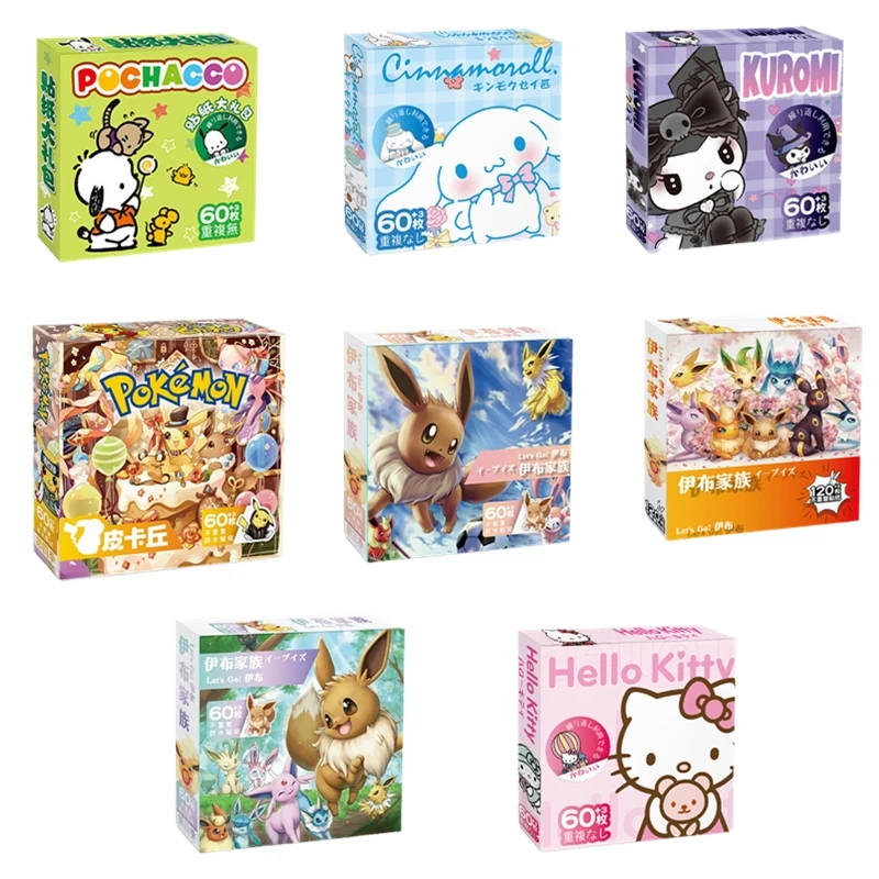 

60pcs/120pcs Sanrio Stickers Cartoon Anime Cute Doodle Goo Card Laptop Handbook Mug Decoration Gift Box Stickers Christmas Gifts