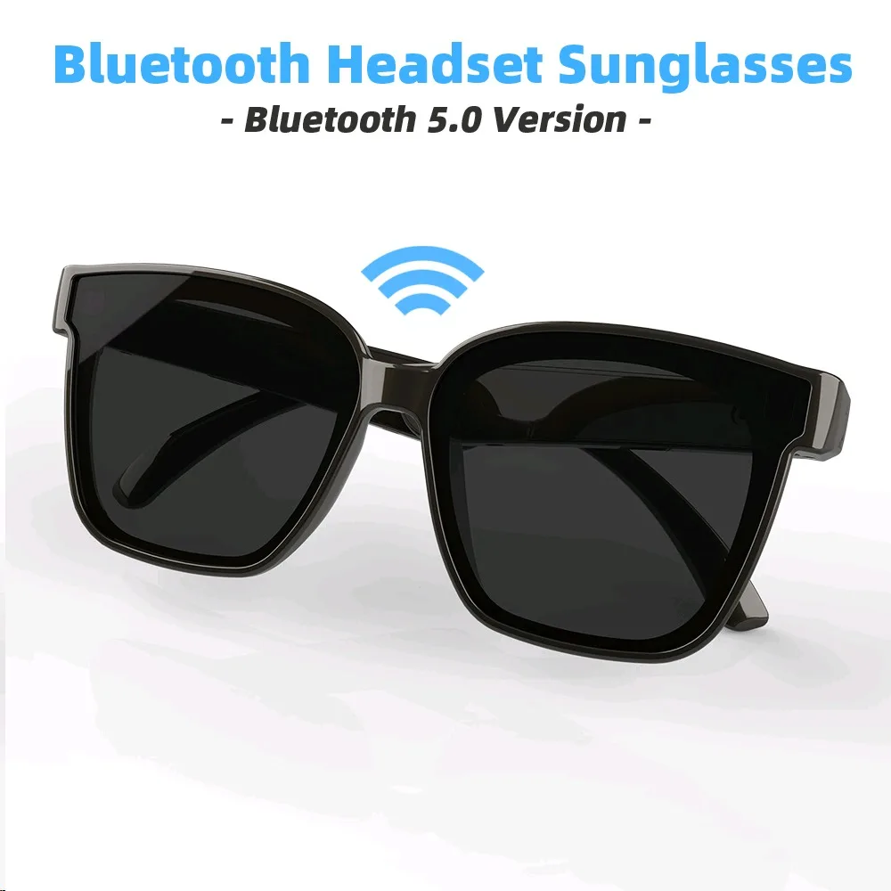 

A3 умная Беспроводная Bluetooth-гарнитура 5,0 музыкальные уличные велосипедные солнцезащитные наушники спортивные 2 В наушники Built-in динамик теле...