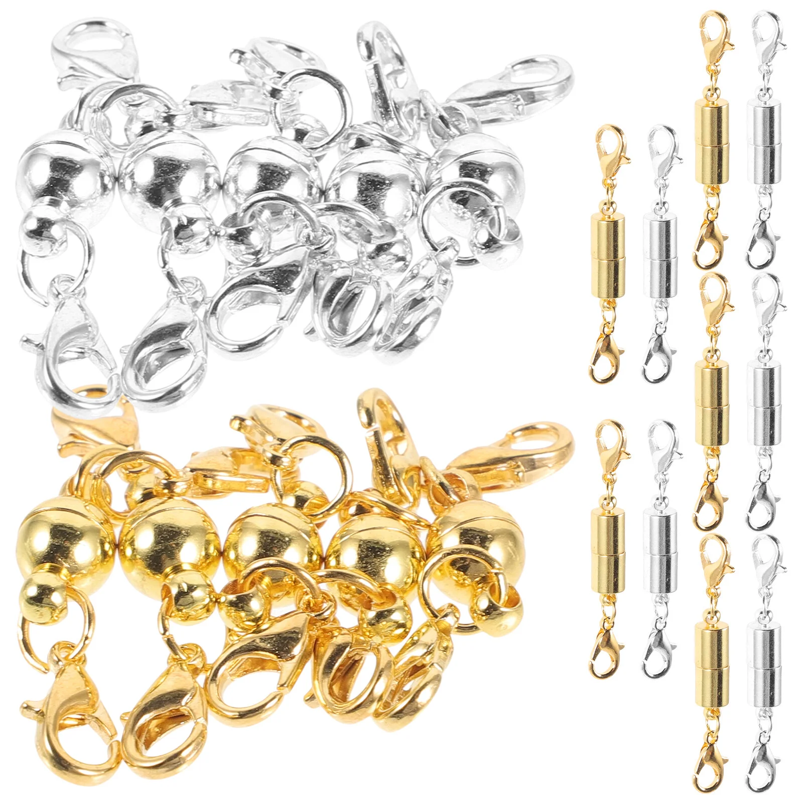 

20 Pcs Magnet Magnetic Jewelry Clasps Bracelet Buckle Making Metal Closures Necklace