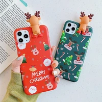 christmas style phone case for iphone 6 6s 7 8 plus soft cover for iphone 11 12 pro x xr xs max shockproof phone case wholesale