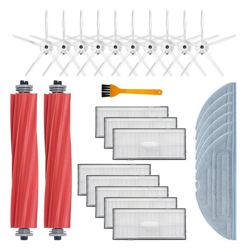 

For Xiaomi Roborock S7 T7S T7plus HEPA Accessory Of Filter Main Brush/Mop Cloth Side Brush Vacuum Cleaner Accessories