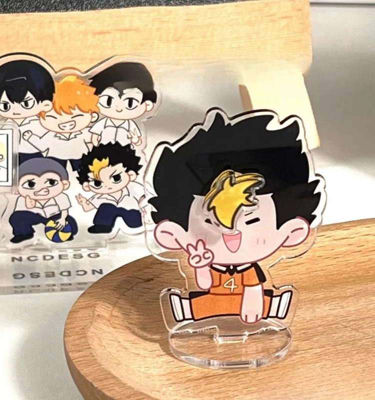 Аниме игра Haikyuu! Акриловая ротационная подставка Yu Nishinoya для косплея милый