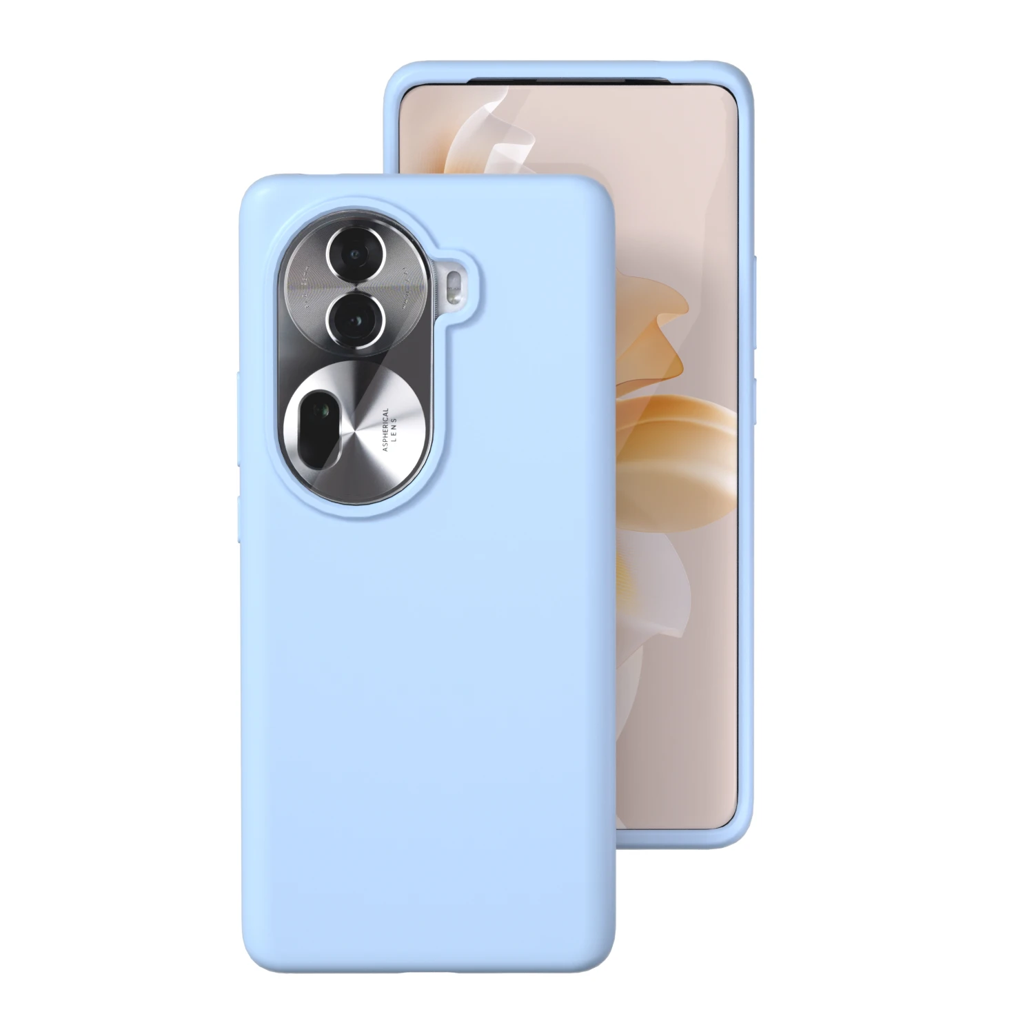 Роскошный противоударный чехол-бампер из силикона с жидкостью для OPPO Reno11pro