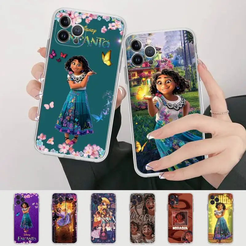 

Disney Encanto Phone Case For iPhone 14 13 12 Mini 11 Pro XS Max X XR SE 6 7 8 Plus Soft Silicone Cover