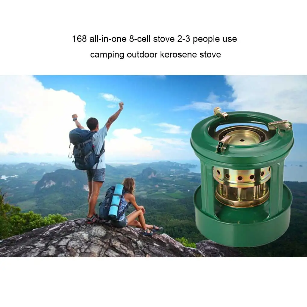 

Портативная ветрозащитная горелка для кемпинга, нагреватель для выживания, горелка для пикника, рыбалки, барбекю, приготовления дикой прир...