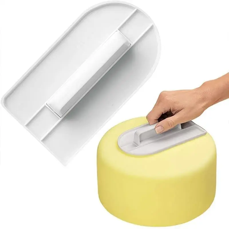 

2021 Plastic Fondant Sugar Paste Cake Chocolate Decorating Icing Smoother Baker Polisher Finisher Tools Kitchen Accessories