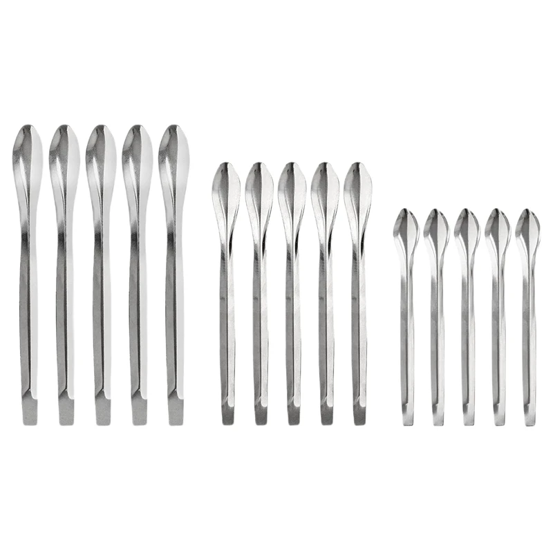

Lab Spatula Stainless Steel 15 PCS Lab Spoon Micro-Scoop Laboratory Tiny Spoon For Reagent Sampling Mixing