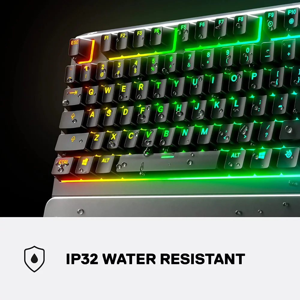 RGB Gaming Keyboard for PC Backlit Brand Mechanical Keyboard for E-sports Game Desktop Computer IP32 Water & Dust Resistant enlarge