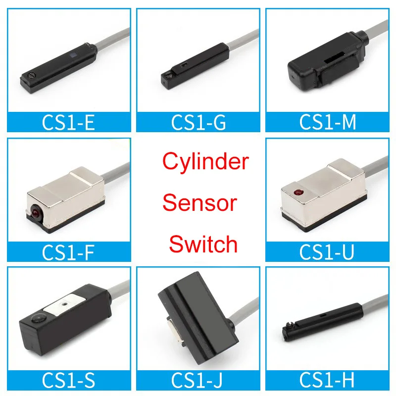 

1pcs Magnetic Switch CS1-J CS1-U CS1-F CS1-SC1-G Air Cylinder Pneumatic Proximity Sensor D-A93 D-Z73 D-A73 D-A54 D-C73