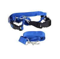jmt pet dog nylon adjustable training lead dogs harness walking running traction belt leash strap rope