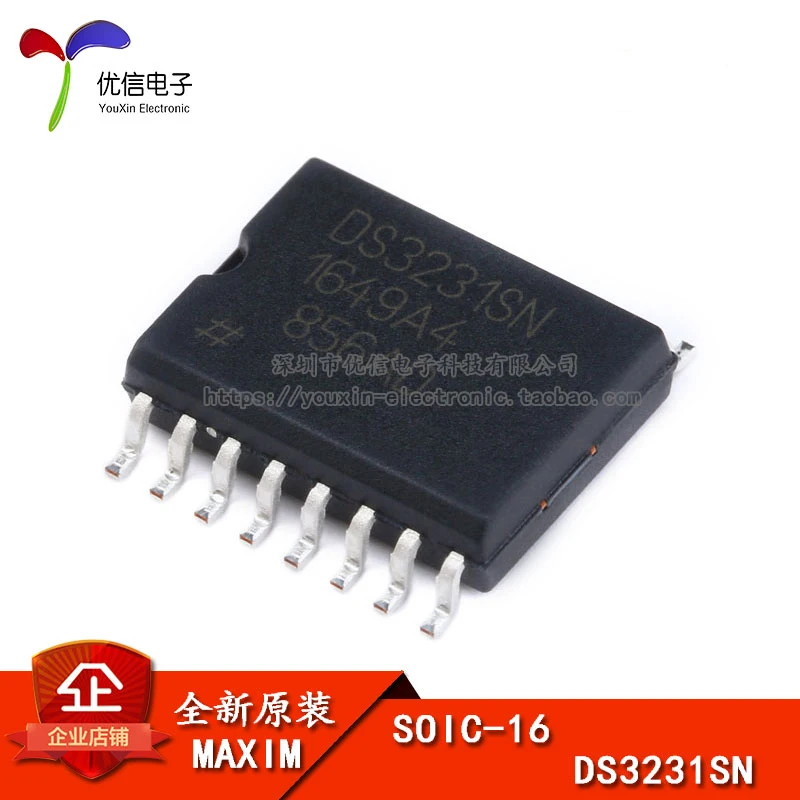 

Original stock DS3231SN TCXO I2C 2SOP-16