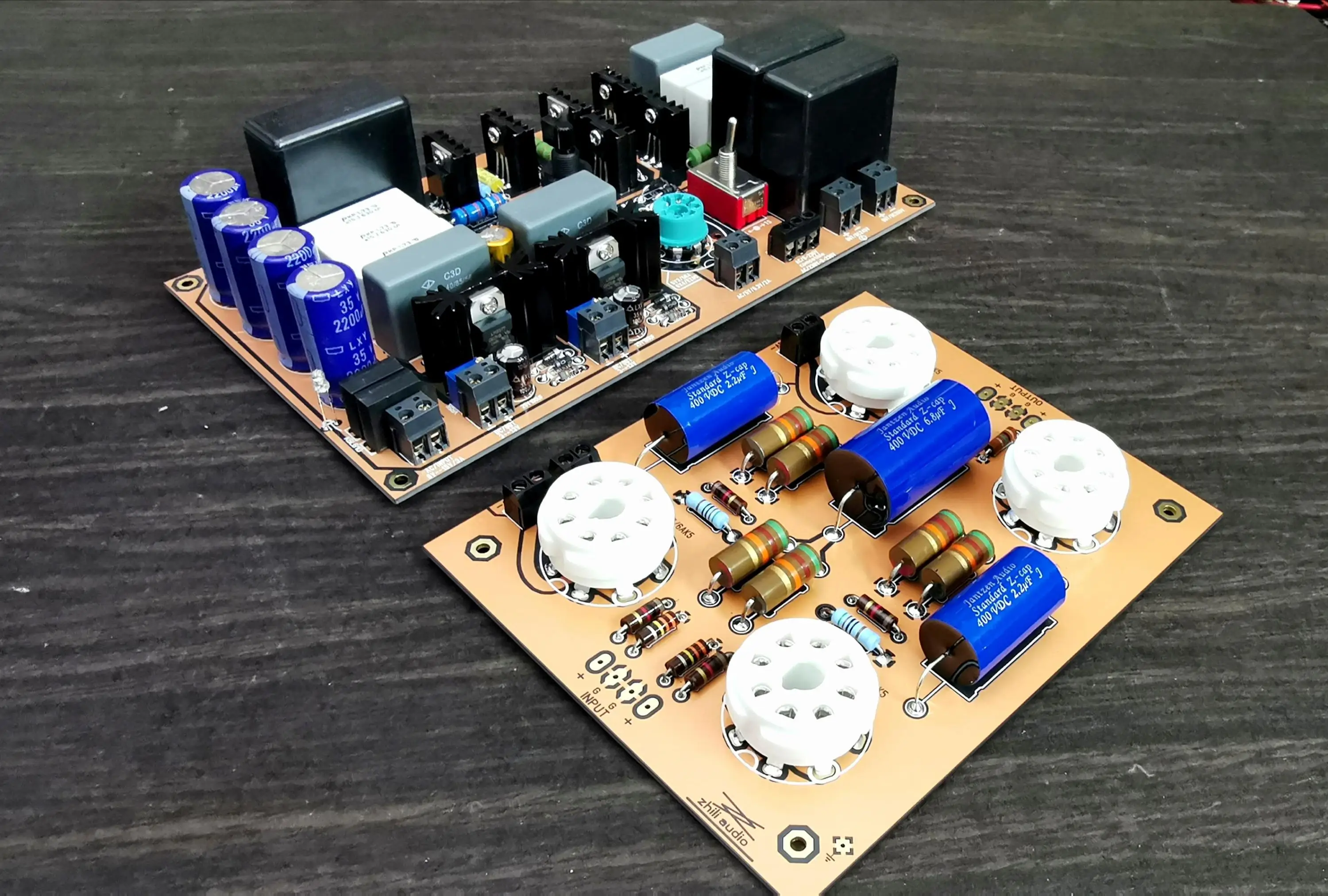 

WE 717A HIFI Tube Preamp Pre-amplifier Audio Board DIY Kits Compatible 6AK5/6SJ7/6J1/6J8P/6Sh7/6sk7