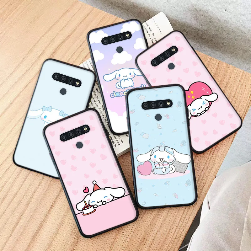 

Черный чехол для iPhone 5 5S SE 6 6S 7 8 Mini 12 11 Pro XR Max Cinnamoroll