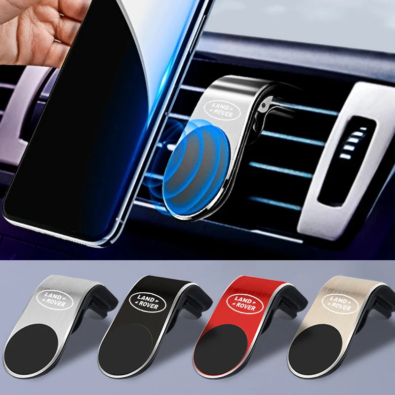 

Magnetic Car Phone Holder L-Type GPS Navigation Holder For Land Rover Hat Series 3 Defender Discovery 2 3 4 5 Sports Ir3 lr2