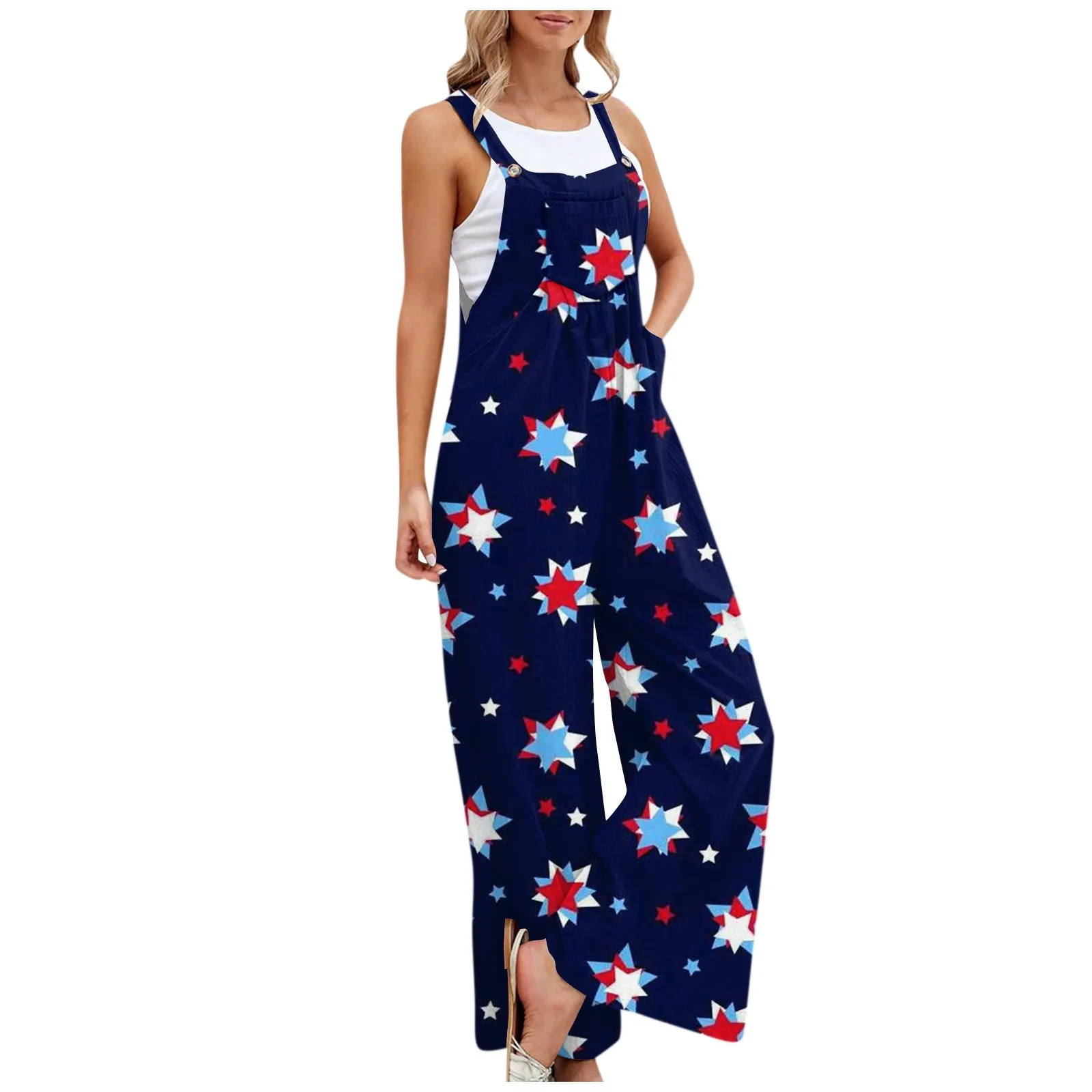 

Suspender Trousers Festival Outfit Women Floral Print Women Jumpsuits Summer Casual Y2k Clothes Women Monos Mujer Elegante