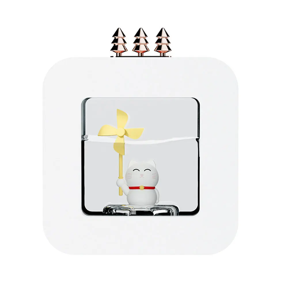 

450 мл беспроводной увлажнитель воздуха ультразвуковой портативный арома-масло диффузор USB светодиодный светильник милый питомец холодный туман для спальни автомобиля дома