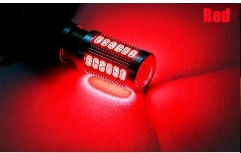 

1156 1157 5730 5630 33SMD Светодиодная лампа P21W BAU15S P21/5W 7440 W21W W21/5W 7443 12 В Белая для указателя поворота Лампа заднего хода