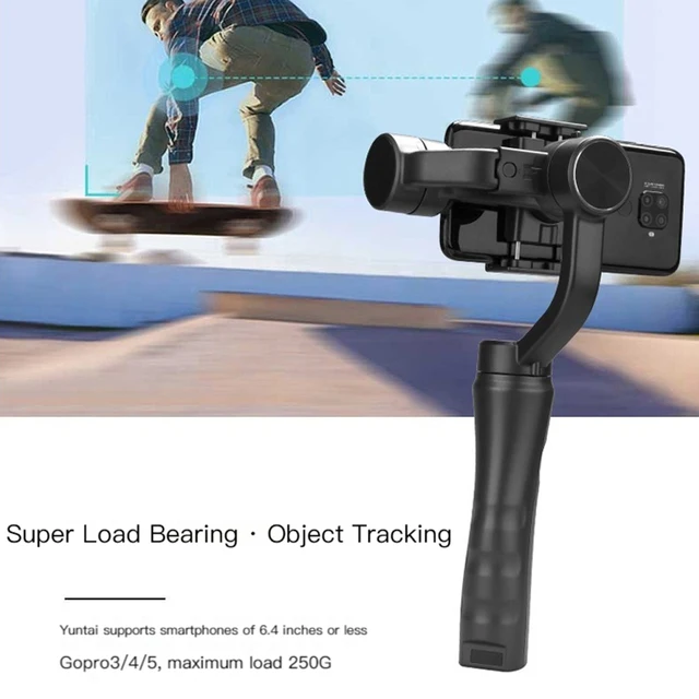 Bonola 3 Axis Handheld Gimbal for Smartphone/Go pro Camera Stabilizer Tripod Anti-Shake Cellphone Gimbal APP Face Tracking 5