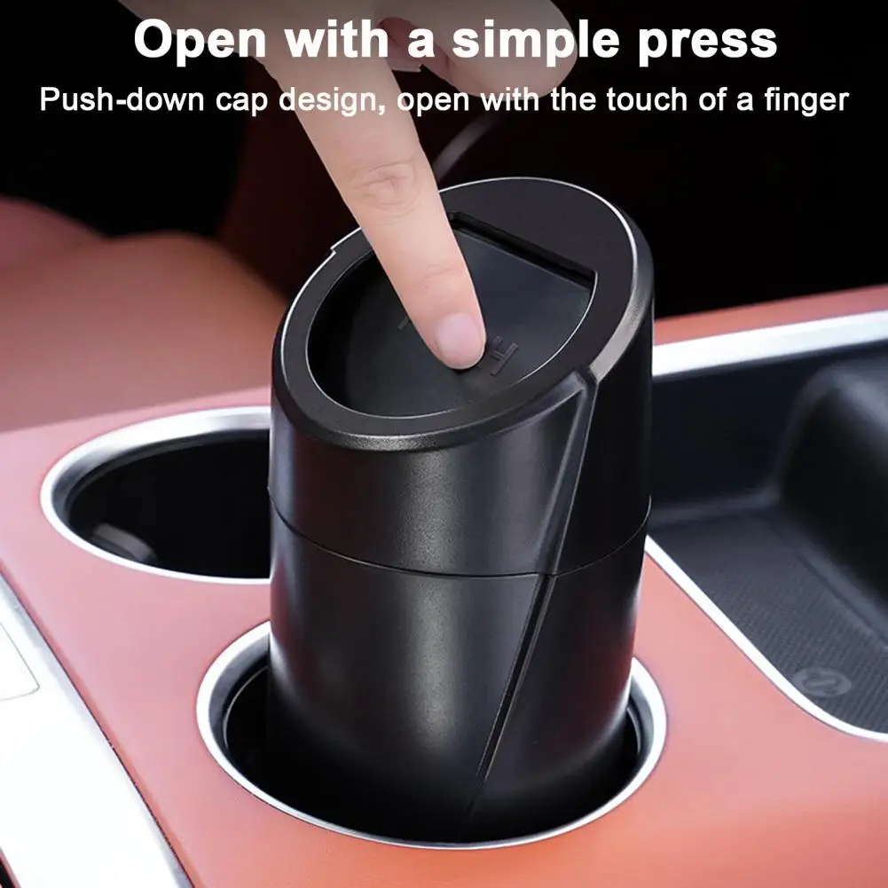 Миниатюрное Автомобильное Мусорное ведро с защитой от утечек маленькое