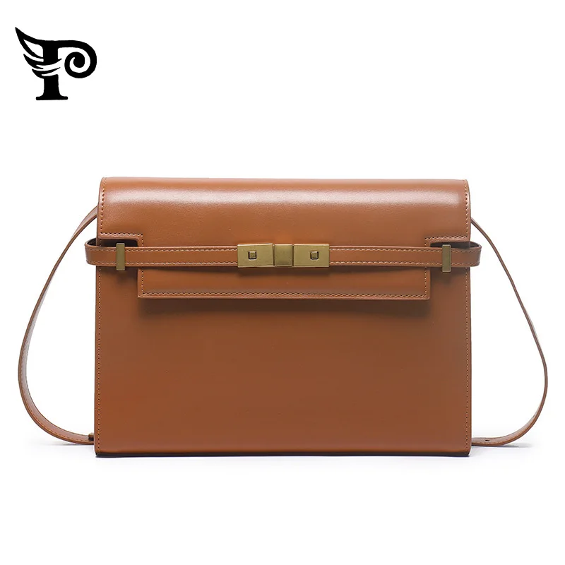 

PIFEITE Ladies Luxury Leather Bag New Crocodile Pattern Shoulder Bag High End Quality Women's Bag Fashion Single Diagonal Bag