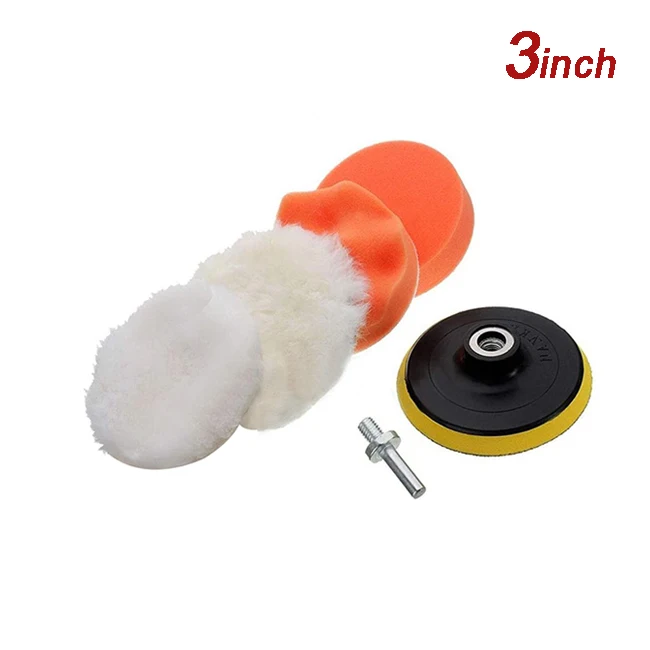 

Универсальная автомобильная полировальная Подушка 3/4 дюйма для M10/M14, Мягкая шерстяная машинка, восковая Полировочная машинка, полировочные диски для кузова автомобиля, аксессуары для очистки
