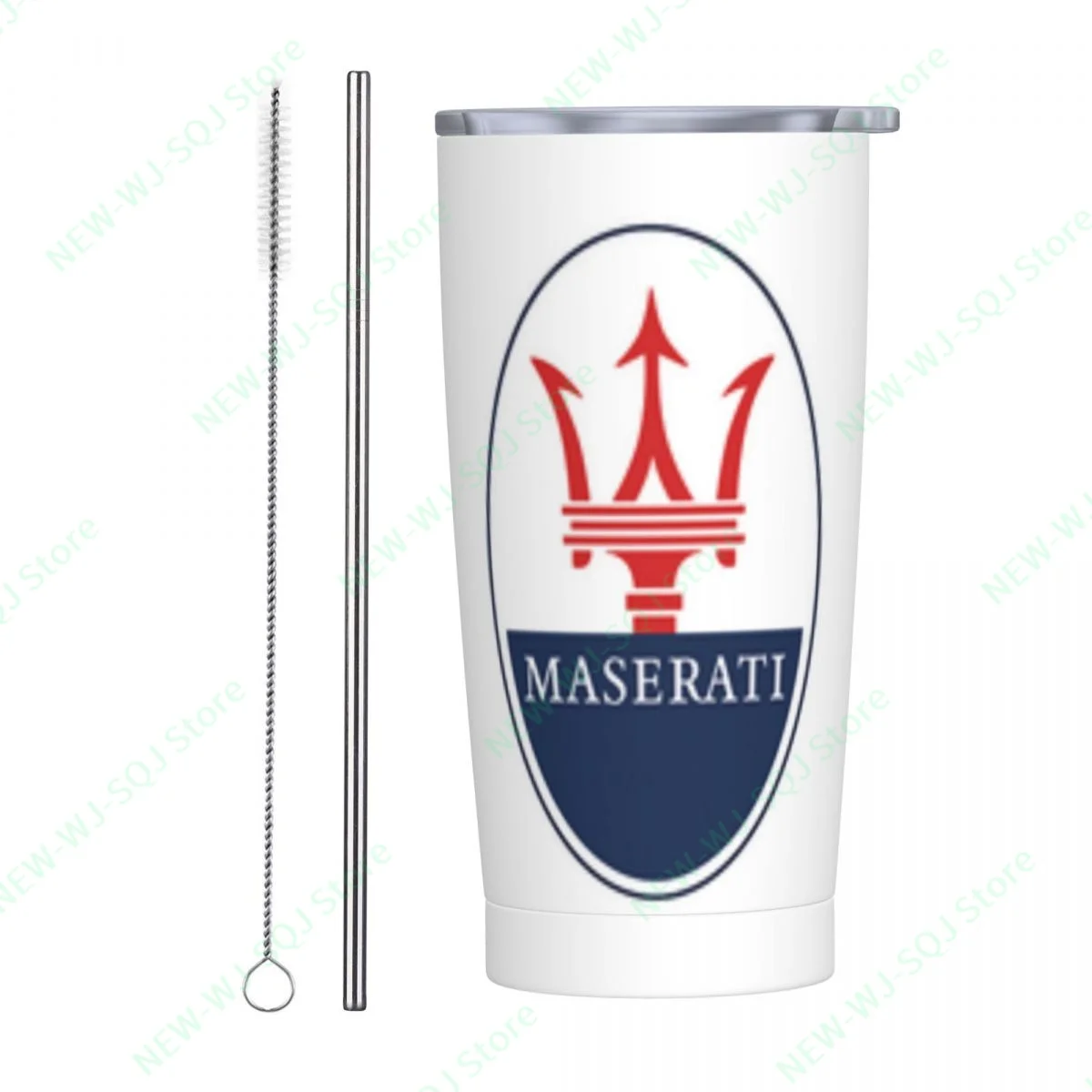 

Кружка с логотипом MASERATI, 20 унций, дорожная кружка, портативные чашки из нержавеющей стали, кружка для путешествий, кружка для кофе, кружка-неваляшка, кружка из нержавеющей стали 20 унций