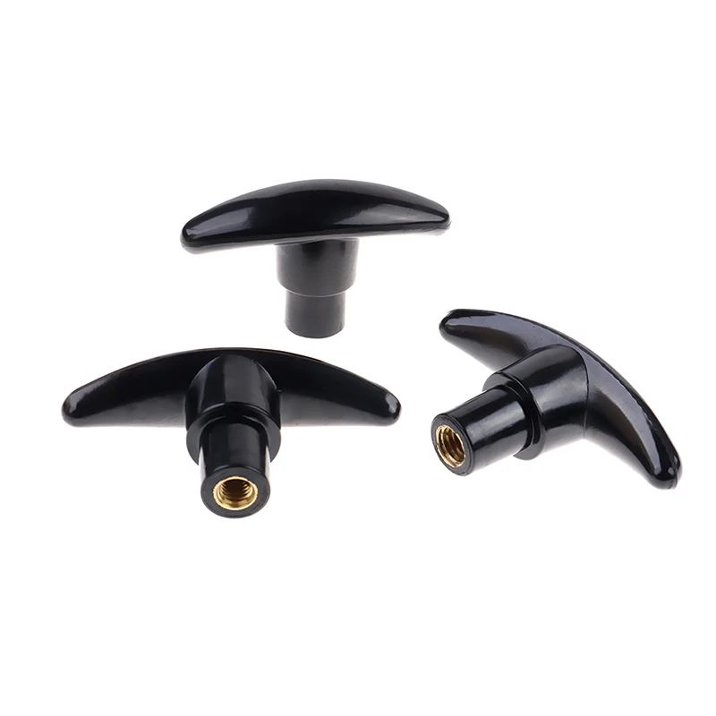 

1 шт., Т-образная головка с наружной резьбой M6/M8/M10, Зажимная гайка, ручка для промышленного оборудования, оцинкование пластика, углеродистой ...