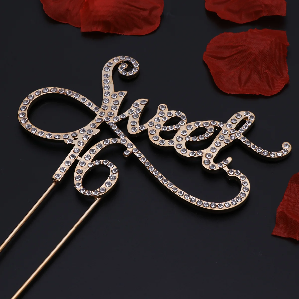 Топпер для торта на 16-й день рождения годовщина хрустальные стразы декоративный