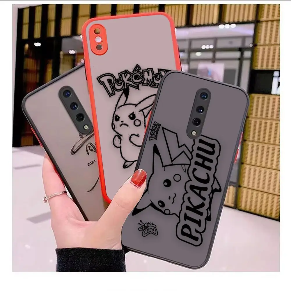 

Matte Case Funda For Oneplus 5 5T 6 6T 7 7T 8 8T 9 10 NORD 2 CE CE2 N10 N100 Clear Hard Case Para Cute Anime P-Pikachu P-Pokemom