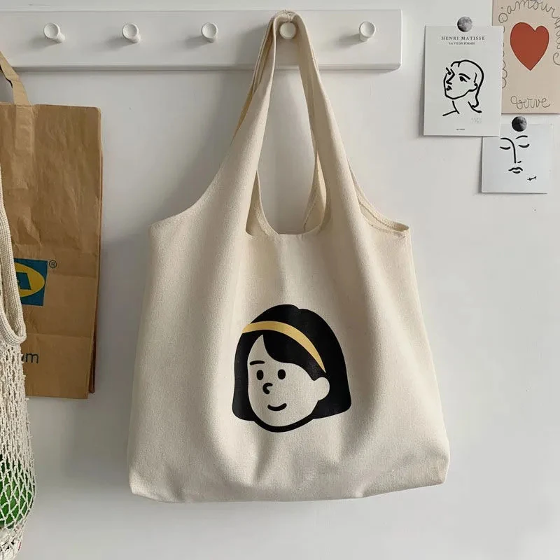 Японская сумка через плечо для колледжа с мультипликационным рисунком головы